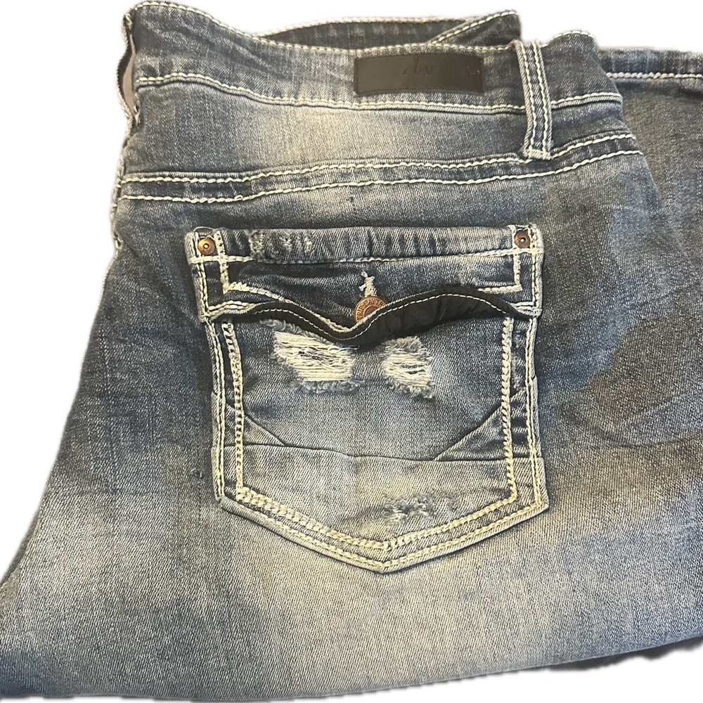 Plus size Buckle Daytrip distressed jeans size 38L